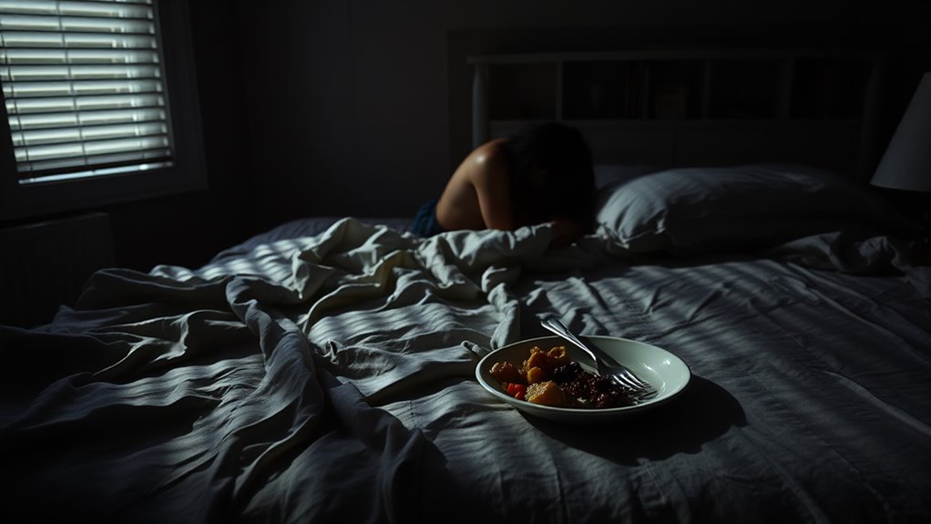 altered sleep and appetite